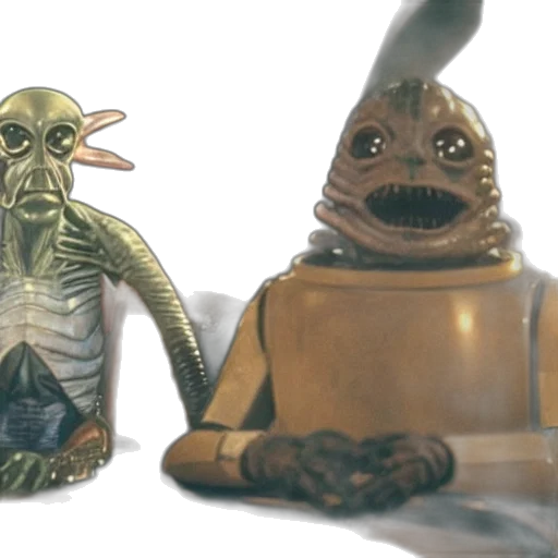 concept art, 3d render, outer space, underwater, still, two, aliens, sitting transparent PNG cut-out
