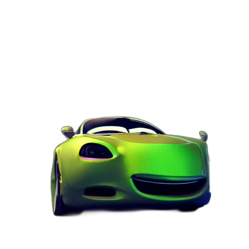car, weapon, 3d render, concept art, photorealistic, pixel art, green, neon transparent PNG cut-out