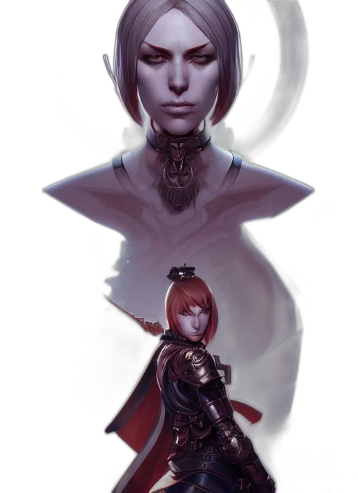 staff, face, mask, crown, concept art, fantasy art, cyberpunk, comic book art transparent PNG cut-out
