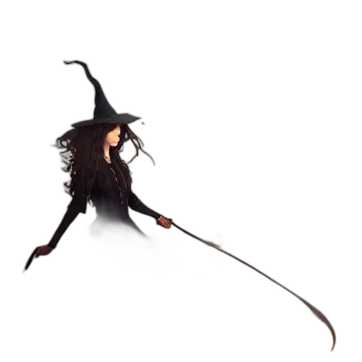 staff, hair, sword, dragon transparent PNG cut-out
