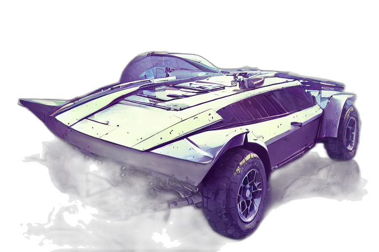 car, 3d render, concept art, photorealistic transparent PNG cut-out