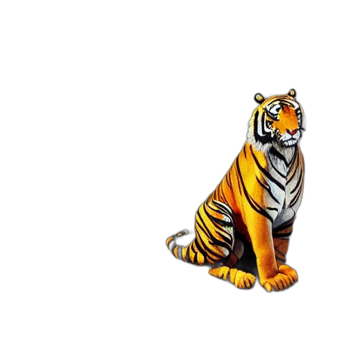 animal, creature, staff, pixel art, 3d render, concept art, photorealistic, monochrome transparent PNG cut-out