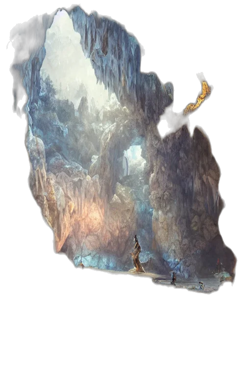 sword, dragon, staff, crown transparent PNG cut-out