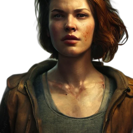 jacket, face, weapon, photorealistic transparent PNG cut-out