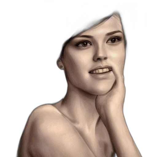 face, crown, hat, jewelry, photorealistic, 3d render, concept art, oil painting transparent PNG cut-out
