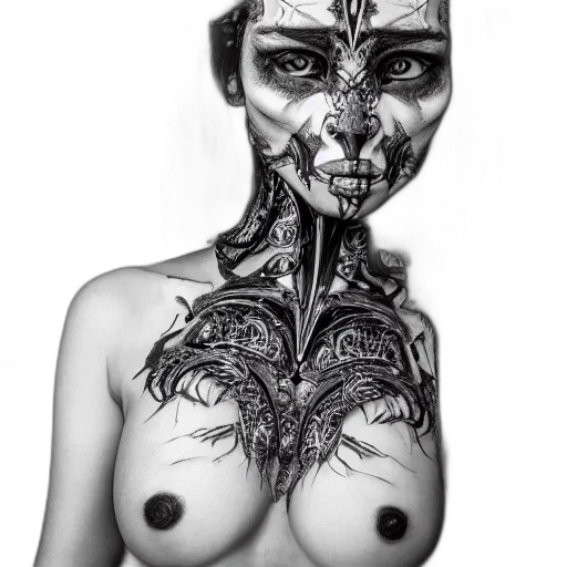 mask, jewelry, face, robot, photorealistic, fantasy art, comic book art, pencil sketch transparent PNG cut-out