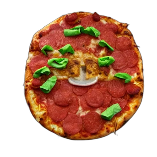 food, crown, face, hat, 3d render, photorealistic, concept art, pixel art transparent PNG cut-out
