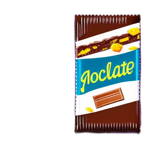 food, photorealistic, 3d render, dark, chocolate, candy, bar, packaging transparent PNG cut-out