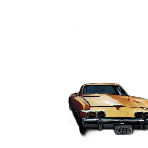 car, weapon, concept art, 3d render, photorealistic, pixel art, golden, earth tones transparent PNG cut-out