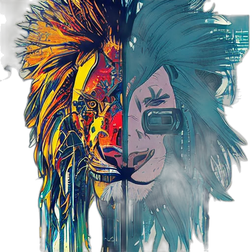 mask, face, hair, concept art transparent PNG cut-out