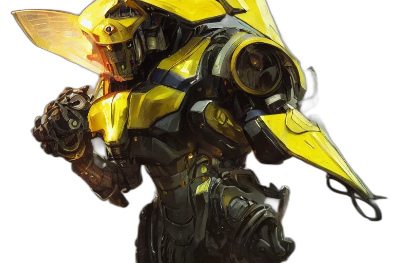 robot, weapon, concept art, fantasy art transparent PNG cut-out