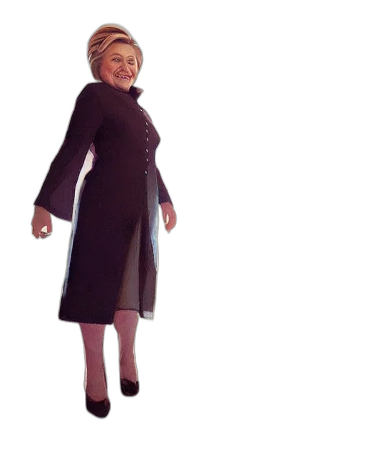 dress, jacket, creature, 3d render transparent PNG cut-out