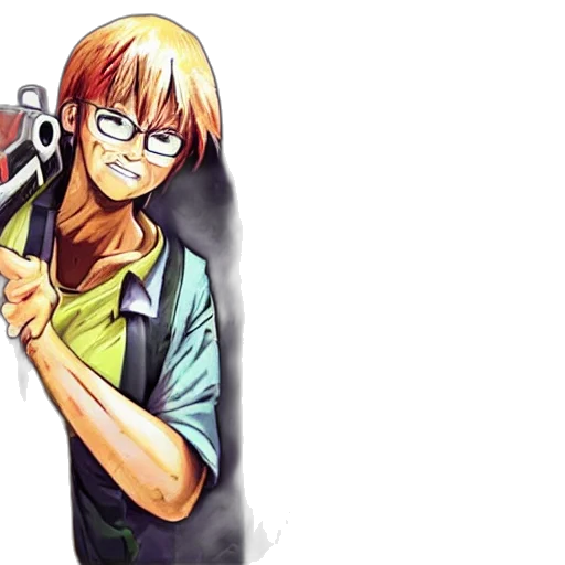 staff, weapon, sword, cartoon, anime, concept art, watercolor, chainsaw transparent PNG cut-out