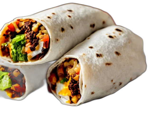 food, photorealistic, award, winning, photo, burrito transparent PNG cut-out