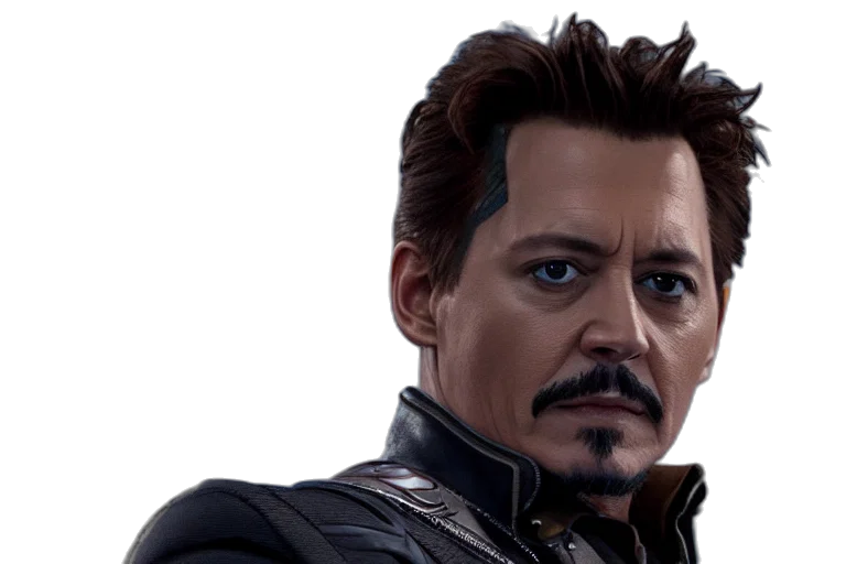 face, hair, staff, robot transparent PNG cut-out