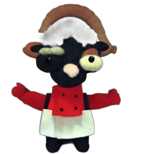 staff, 3d render, concept art, chef, gordon, ramsay, ram, sheep transparent PNG cut-out