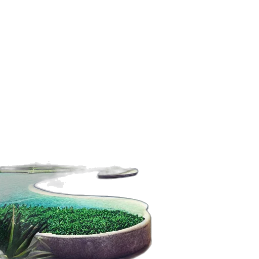 furniture, hat, jewelry, 3d render transparent PNG cut-out