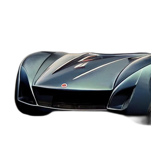 car, 3d render, concept art, photorealistic transparent PNG cut-out