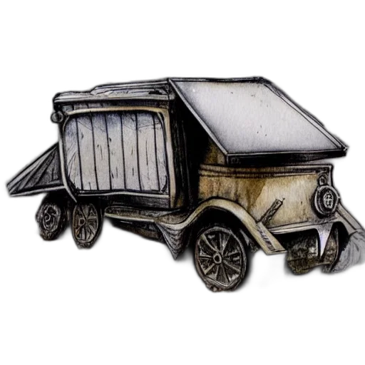 car, furniture, robot, concept art transparent PNG cut-out