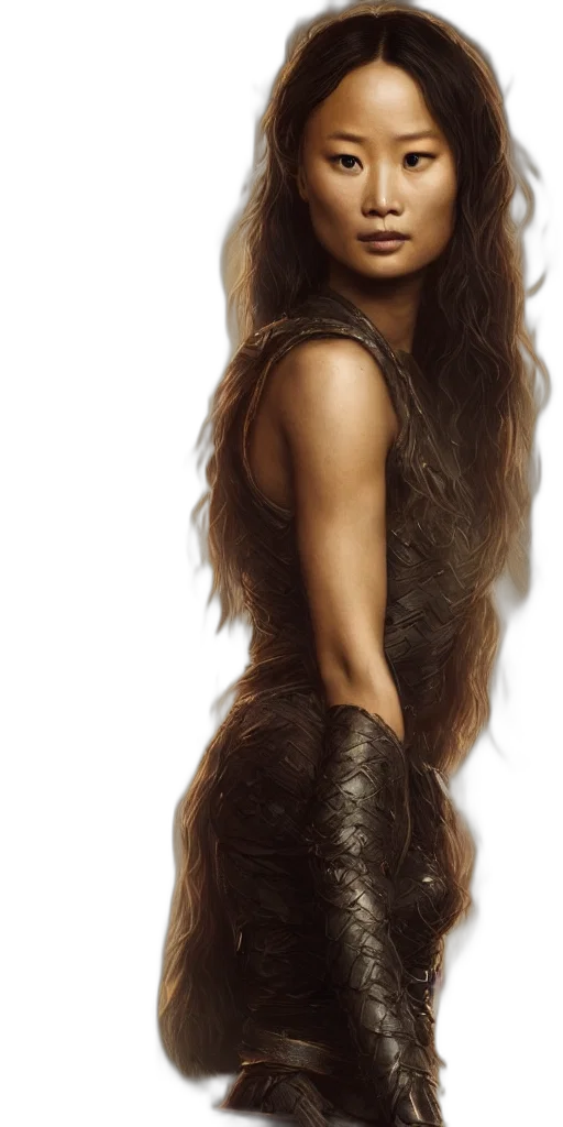 hair, dress, photorealistic, concept art transparent PNG cut-out