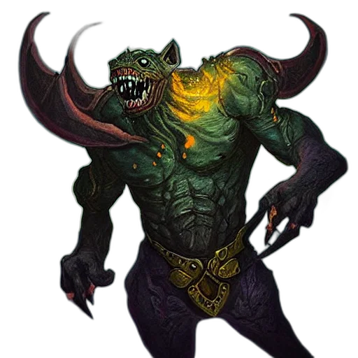 creature, staff, mask, dragon transparent PNG cut-out