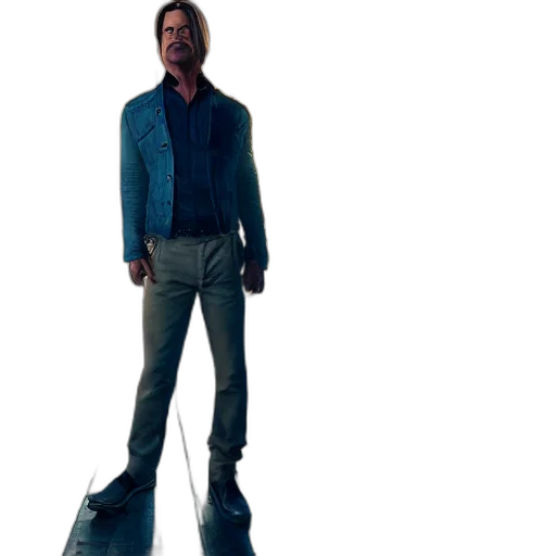 jacket, staff, sword, robot transparent PNG cut-out