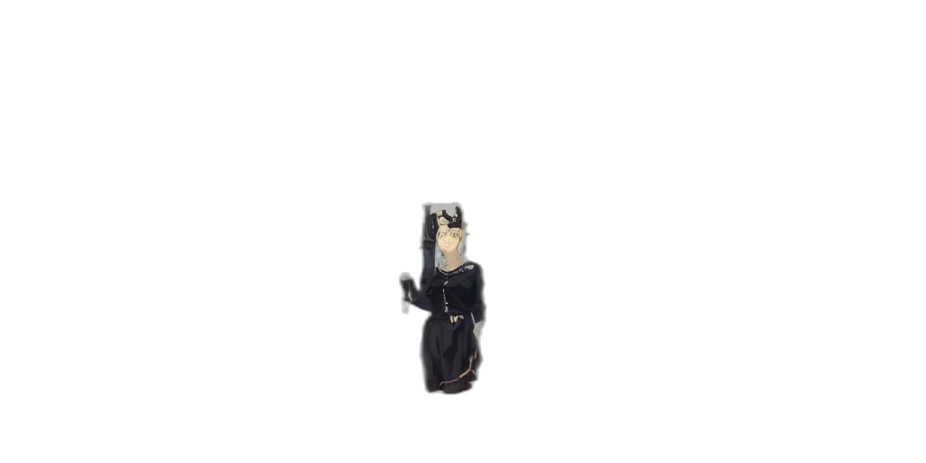 staff, bottle, robot, dress transparent PNG cut-out