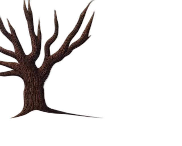 tree, crown, hair, staff transparent PNG cut-out