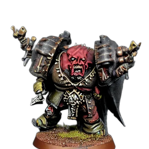 concept art, fantasy art, photorealistic, chaos, dwarf, daemon, smith, warhammer transparent PNG cut-out