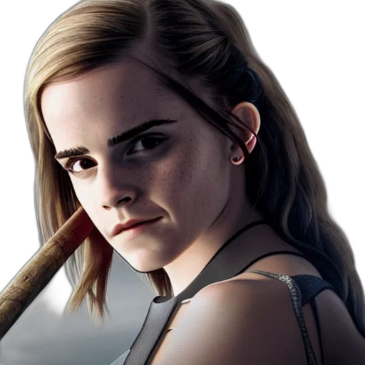 face, staff, sword, concept art, photorealistic, comic book art, fantasy art, emma transparent PNG cut-out