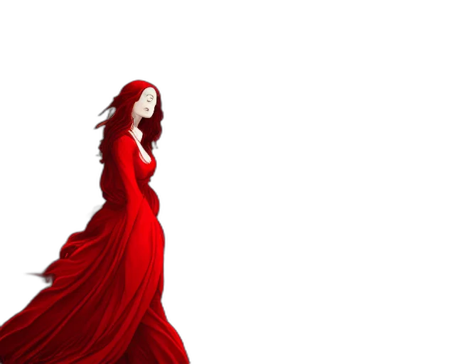 dress, concept art, 3d render, fantasy art transparent PNG cut-out
