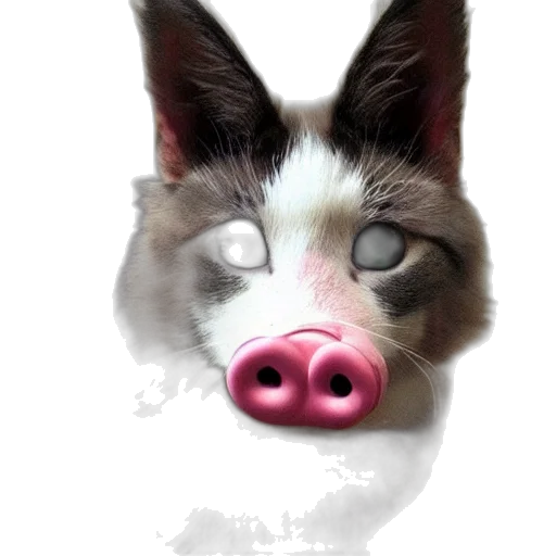 mask, animal, face, creature, photorealistic, 3d render, concept art, cartoon transparent PNG cut-out