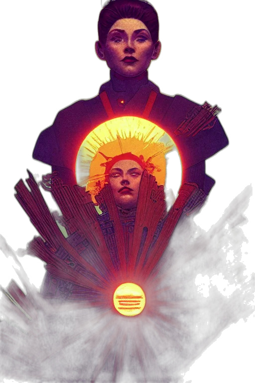 jacket, cyberpunk, concept art, comic book art transparent PNG cut-out