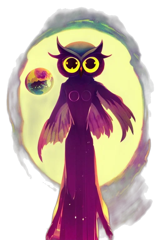 creature, mask, staff, dress transparent PNG cut-out
