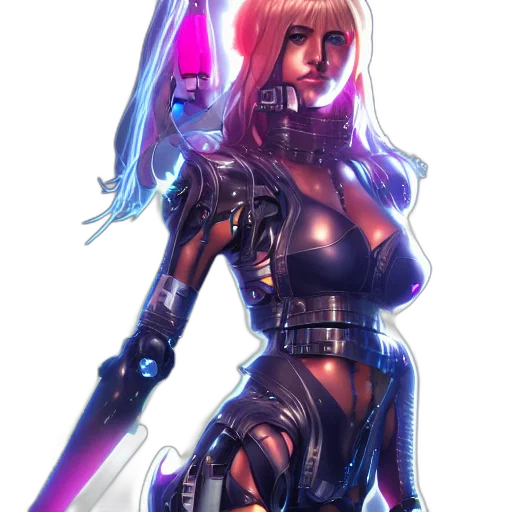 sword, staff, weapon, robot transparent PNG cut-out