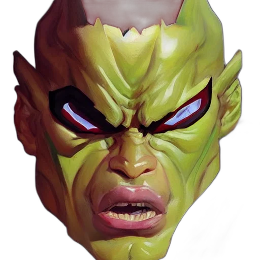 mask, face, creature, concept art transparent PNG cut-out