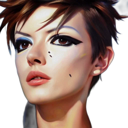 face, photorealistic, fantasy art, concept art transparent PNG cut-out