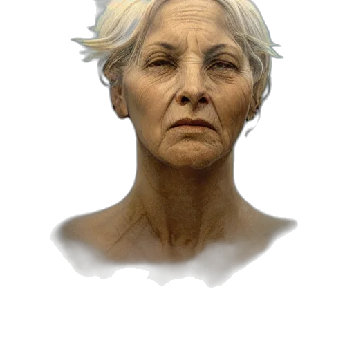 face, mask, staff, creature transparent PNG cut-out