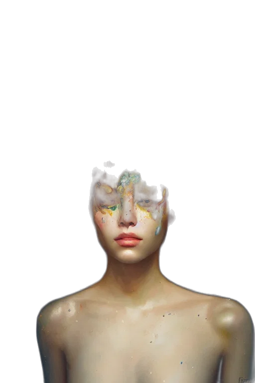 mask, face, crown, creature transparent PNG cut-out