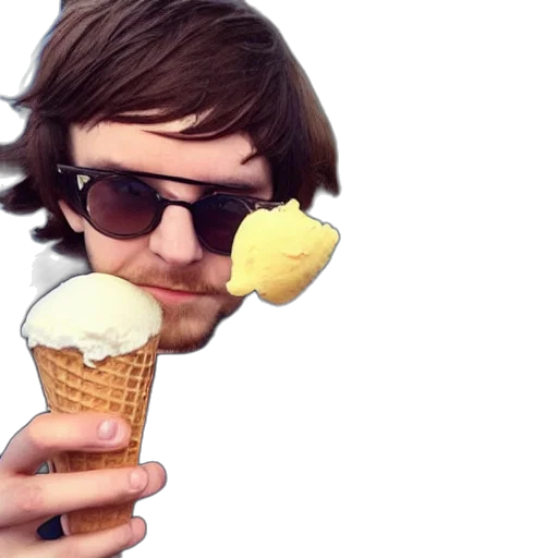 food, staff, weapon, madeon, porter, robinson, eating, ice transparent PNG cut-out