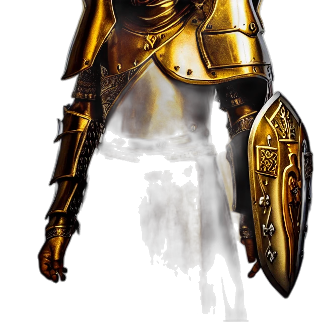 sword, staff, weapon, fantasy art, concept art, 3d render, comic book art, golden transparent PNG cut-out