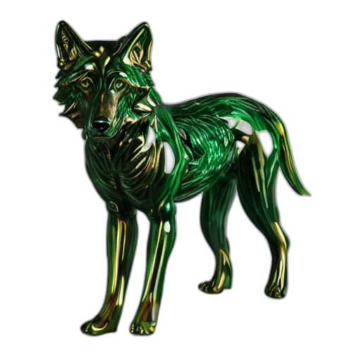 animal, jewelry, 3d render, fantasy art, concept art, photorealistic, green, transparent transparent PNG cut-out