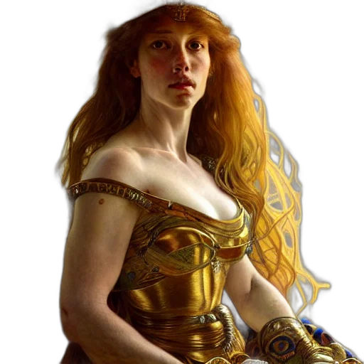 dress, sword, crown, face transparent PNG cut-out