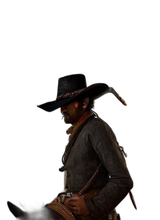 hat, staff, weapon, jacket transparent PNG cut-out