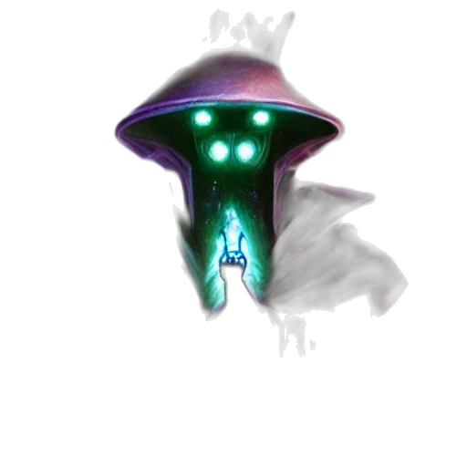robot, staff, hat, creature, concept art, pixel art, fantasy art, 3d render transparent PNG cut-out