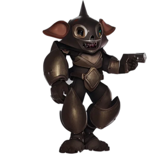 robot, staff, weapon, animal transparent PNG cut-out