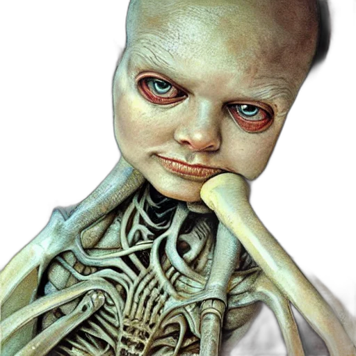face, creature, mask, robot transparent PNG cut-out