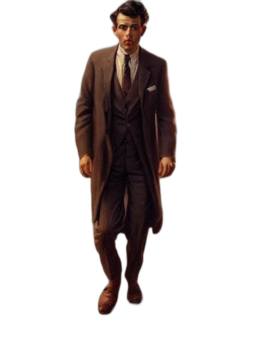 jacket, staff, face, animal transparent PNG cut-out