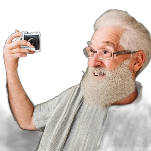 hair, face, creature, weapon transparent PNG cut-out