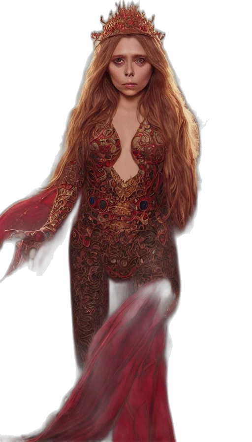 dress, hair, concept art, fantasy art transparent PNG cut-out
